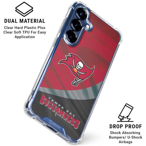 NFL Tampa Bay Buccaneers Galaxy S25 Clear Case